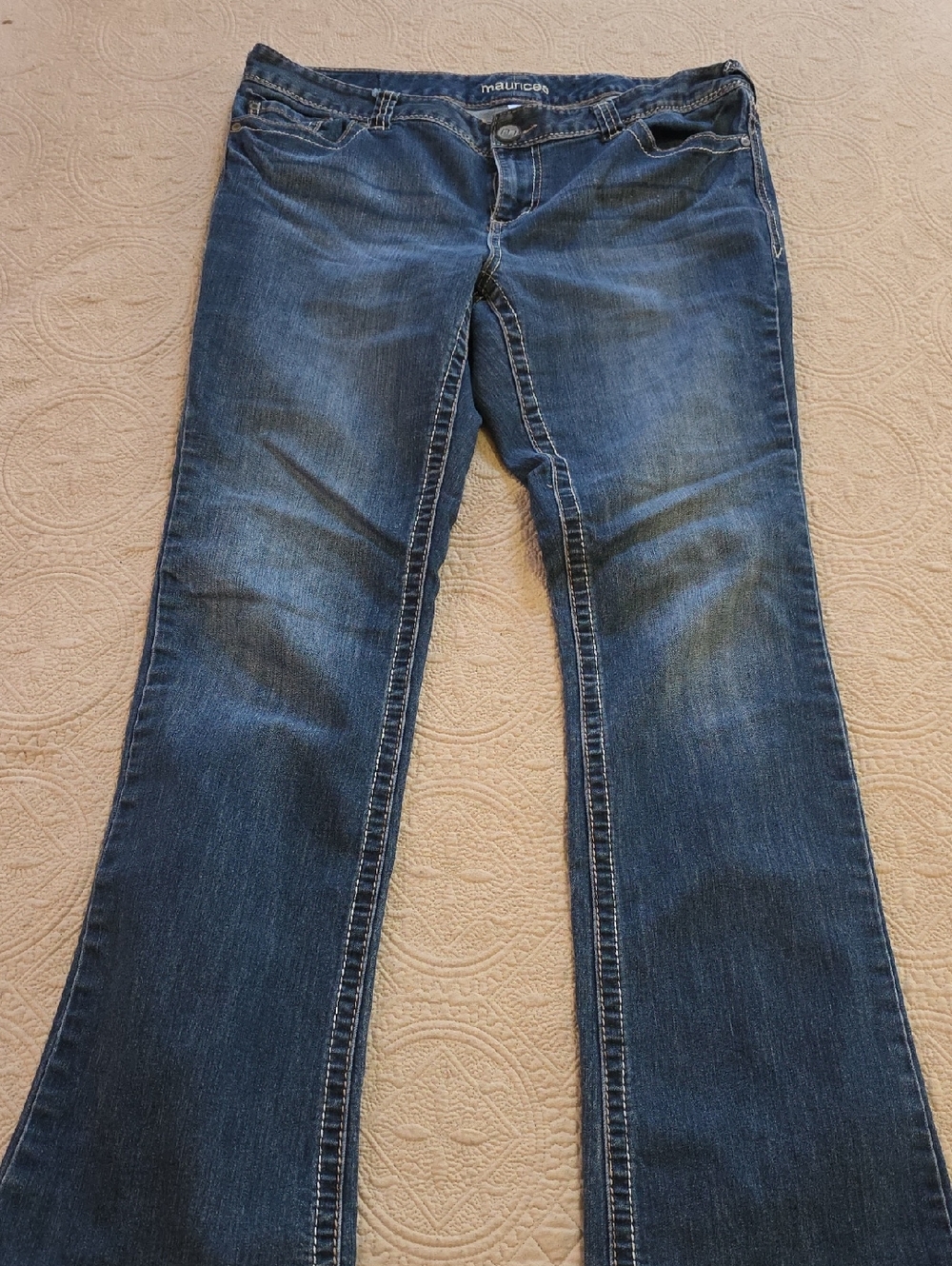 Maurices Women's Dark Wash Bootcut Jeans (J518)